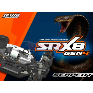 Serpent SRX8 Gen4 4wd 1/8 GP Nitro Buggy Off-road Car kit  #600024 Preorder